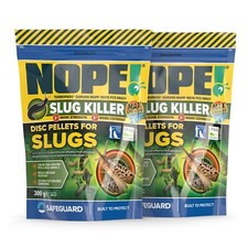 NOPE Slug Killer Pellets for Garden 1000m2 Coverage | 2 x 300g | Organic