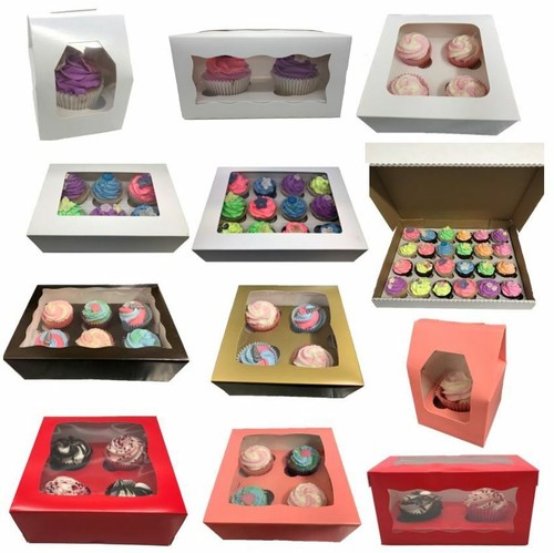 Windowed cupcake boxes for - cupcake,