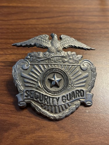 Vintage security guard hat - security,