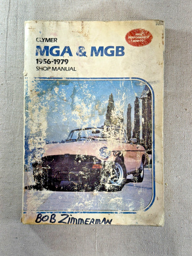 Clymer mga mgb 1956 - mga, shop