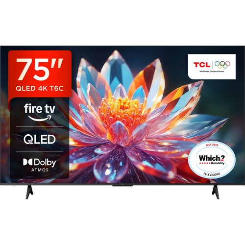 Tcl 75t6c inch qled - 75t6c-uk, 4k