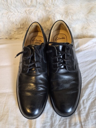 Clarks black leather formal - clarks,