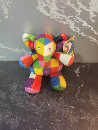 Elmer elephant rattle - elmer,