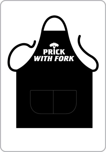 Men black novelty apron - men's,,