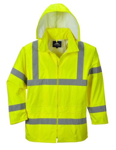 Waterproof vis rain jacket - hi,