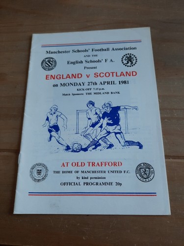 England scotland schoolboy - v, (schoolboy