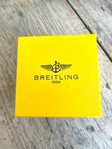 Breitling watch box yellow - box,