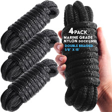 4 Pack 1/2 Inch 15FT Double
