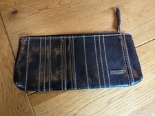 Leather purse Jane Shilton - Oxblood / dark brown leather