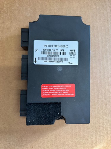 Mercedes r230 roof control - mercedes,