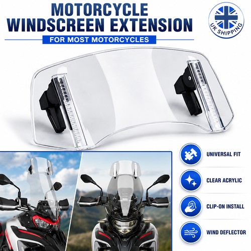 Clear motorcycle windshield - clear,