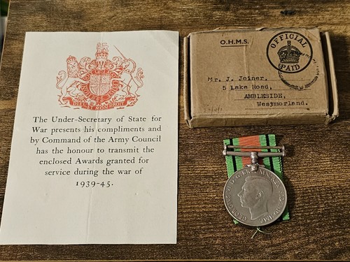 Ww2 boxed defence - ww2, medal