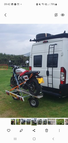 Easy lifter motorcycle trailer - lifter,