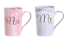 2PC Mr & Mrs Ceramic Mug Set