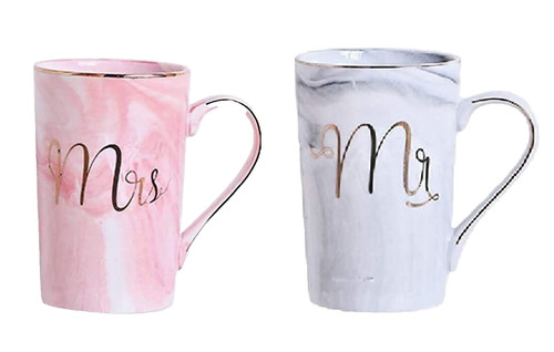 2pc mrs ceramic mug - mug, set