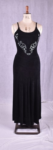 Black lycra figure hugging - lycra,