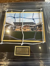 Wolves Match Used Goal Net 2019-20 Prem And Europa Season Framed - COA