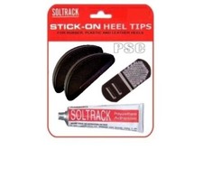 Soltrack Stick On Heel Tips Shoe Repair Shoe Protectors FREE GLUE & ROUGH TOOL