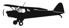 Piper J-3 Cub Sticker