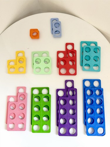 Numicon in a sealable - 1-10,