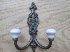 Rustic iron coat hook retro hat and coat hook Victorian old style hanger home