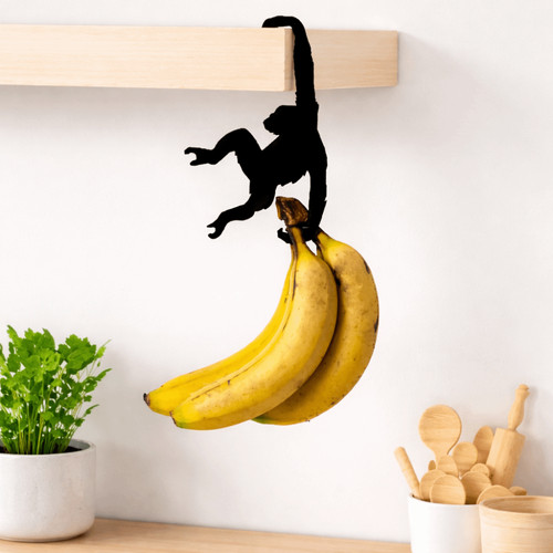 Wooden banana balance hook - balance,