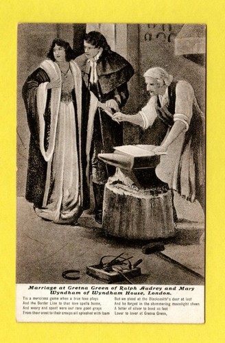 140 postcard gretna - postcard,