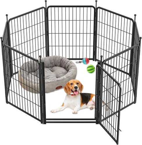 Panel dog playpen 80cm high - dog,