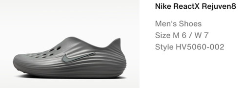 Nike reactx rejuven8 slides - reactx,