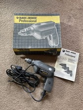 Black and Decker Professional P11-67 Electric Drill in original box with manual