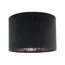 Black Velvet Lamp Shade with