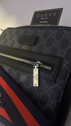 Gucci men leather crossbody - gucci,