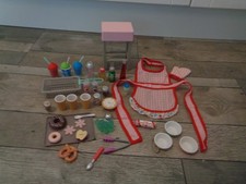 our generation bundle-apron+oven mitt,food/drinks,stool+kitchen accessories
