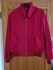 Harrington Style Jacket Mens Size XL Made In England Red New Without Tags