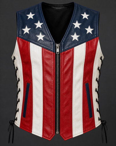 Men american flag - men's, leather