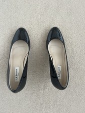L.K. Bennett Shilo Black Patent Court Shoes, Size 38.5 UK (5.5)