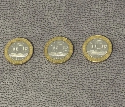 French franc metallic - 10, bi-metallic
