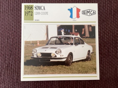 Simca 1200s coupe 1968 72 - simca,,