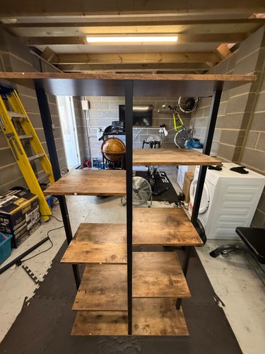 Rustic industrial shelving - rustic,
