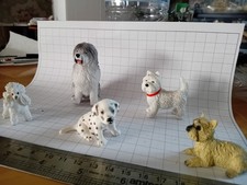 Dolls House Miniature Dogs X5