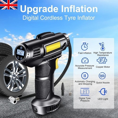 Rechargeable cordless car tyre - cordless,