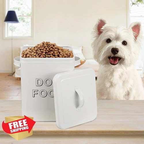 Large dog food storage tin - food,