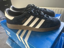 Adidas Munchen Blue Size 10uk Mens Trainers bnwb