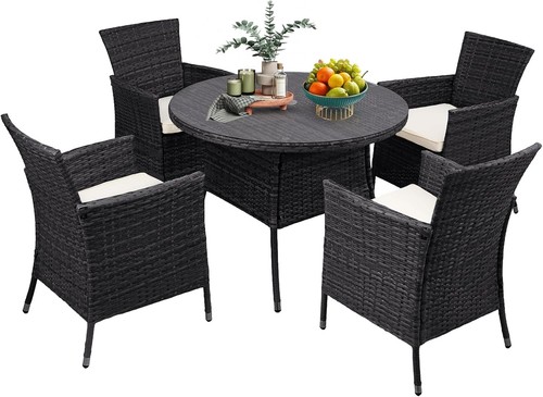 5pc rattan garden - 5pc, set