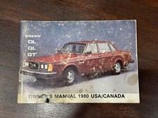 1980 Volvo DL GL GT Owners