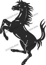 Ferrari Horse Sticker Laptop