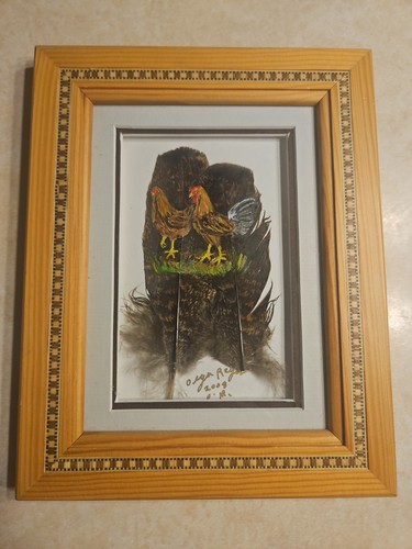 Beautiful framed feather - beautiful,
