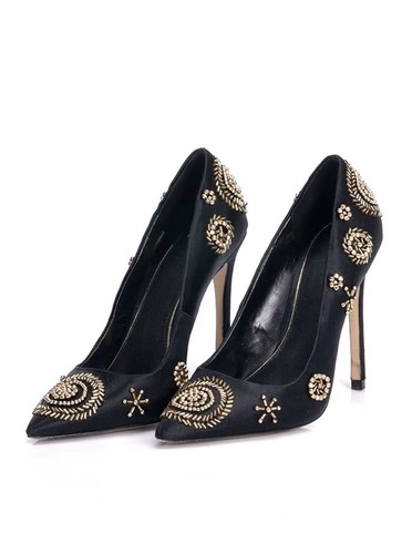 Zara black satin and - zara,