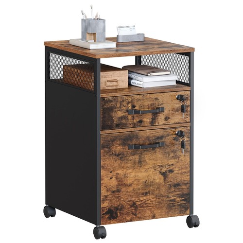 Mobile filing cabinet - filing, on