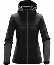 STORMTECH LADIES HOODED ORBITER SOFTSHELL JACKET BLACK KSH-1W rrp£80